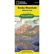 National geographic maps trails illustrated rocky mountain national park - folded map 9781566953429