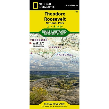 National geographic maps: trails illustrated: theodore roosevelt national park - folded map: 9781566954648