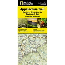 National geographic trails illustrated map: appalachian trail, springer mountain to davenport gap [g: 9781597756389