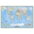 thumbnail image 1 of National geographic: world classic wall map - laminated (43.5 x 30.5 inches) (other): 9780792294535, 1 of 1