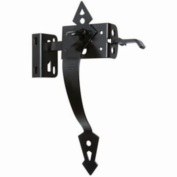 National hardware n109-040 2" x 11" black heavy duty thumb latch
