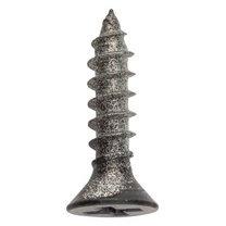National hardware scrflt-9x.75 #9 x 3/4" wood screw - black