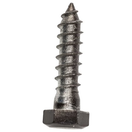 National hardware v1863-.375x1.5 3/8 x 1-1/2" lag bolt - black