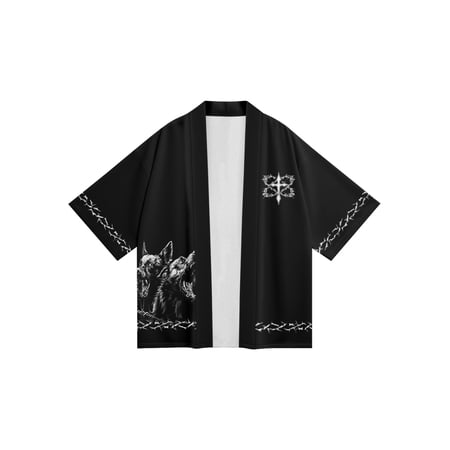 National tide Chinese traditional culture all small trend casual kimono Taoist robe men national wind feather woven coat loose shirt