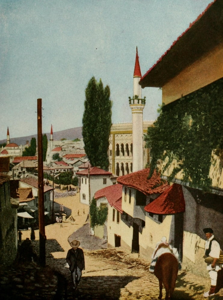 Nations at War 1917 Sarayevo where Archduke Ferdinand was assasinated Canvas Art - Unknown (24 x 36)