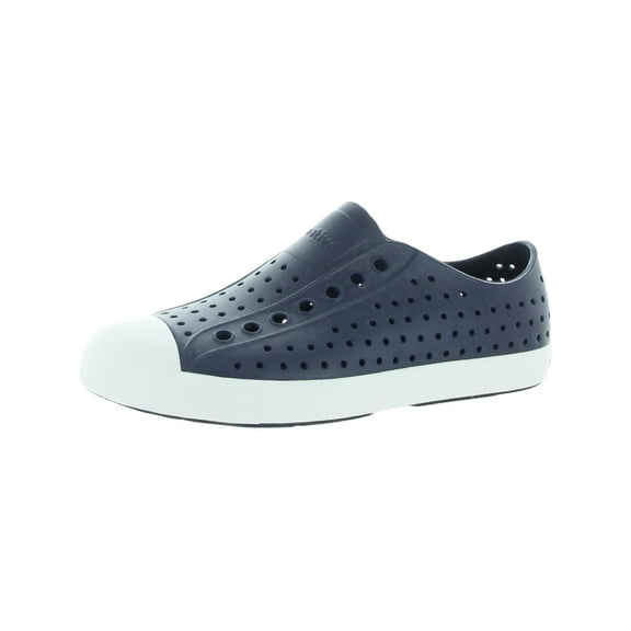 Native 11100100-4201: Jefferson Regatta Blue Shell White Unisex Slip-Ons (6 D(M) US Men / 8 B(M) US Women)