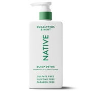 Native Scalp Detox Eucalyptus and Mint 2 in 1 Shampoo and Conditioner 16.5 fl oz