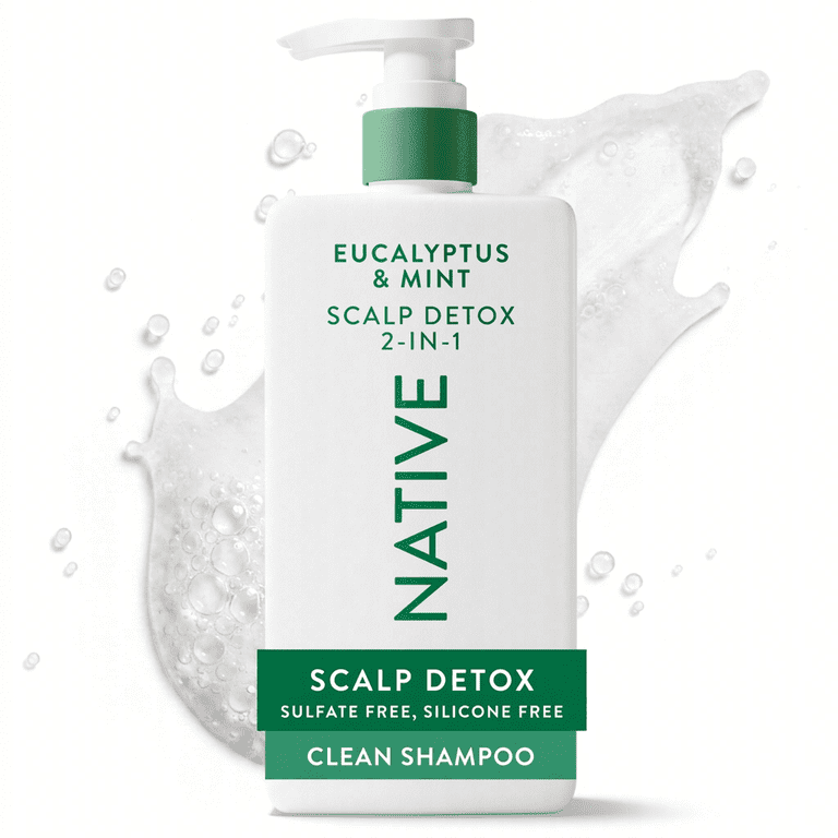 Native Scalp Detox Eucalyptus and Mint 2 in 1 Shampoo and