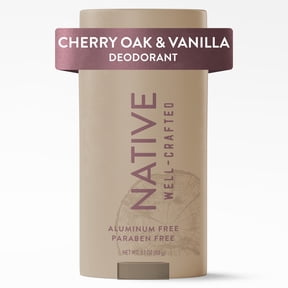 Native Aluminum Free Deodorant for Men, Cherry Oak & Vanilla, Well-Crafted, 3.1 oz