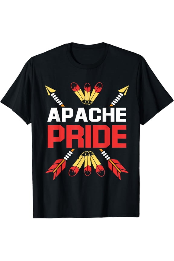 Native American Arrows With Feathers Apache Pride T-Shirt