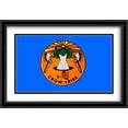 thumbnail image 1 of Native American Bandera Crow Tribe 2x Matted 40x28 Large Black Ornate Framed Art Print by The Flag Art Print Series, 1 of 2