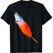 Native American Colorful Tribal Feather Art Painting Gift T-Shirt