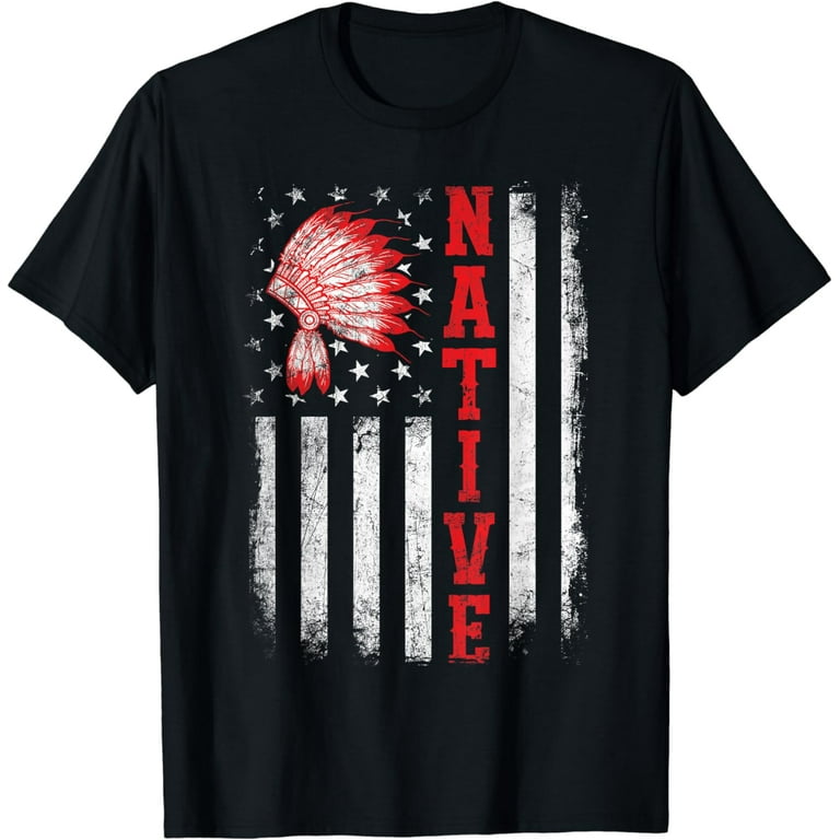 Native American Day Vintage Flag Usa T-Shirt Native American Day Vintage Flag Usa T-Shirt