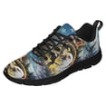 thumbnail image 1 of Native American Flag Shoes for Men Women Running Shoes Lightweight Walking Sneakers Mesh Athletic Sport Shoes Black Size 4.5, 1 of 5