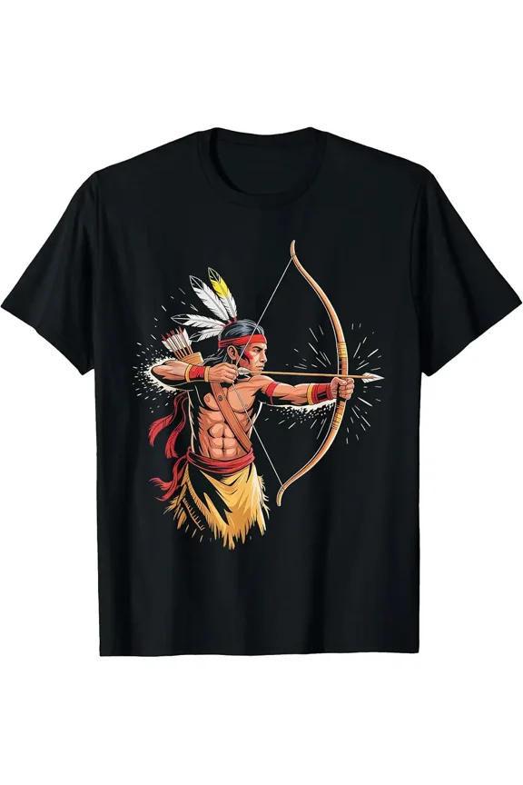 Native American Indian Bow Arrow Native American Pride T-Shirt