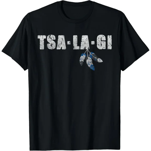 Native American Pride Cherokee Keetoowah Nation Tsi Tsalagi T-Shirt