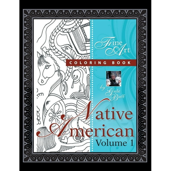 Native American Volume 1: Fine Art Coloring Book (Paperback)