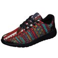 thumbnail image 1 of Native American flag Sewing Shoes Sneakers Black Size 11, 1 of 7