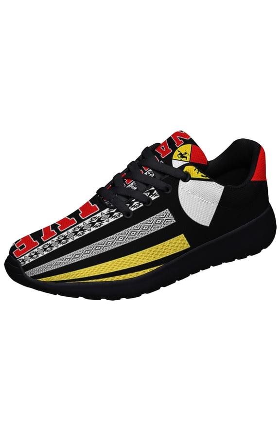 Native American flag Shoes Sneakers Black Size 3.5