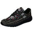thumbnail image 1 of Native American flag Shoes Sneakers for Women Men Black Size 13, 1 of 7
