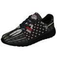 thumbnail image 1 of Native American flag Shoes Sneakers for Women Men Black Size 3.5, 1 of 7