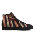 thumbnail image 1 of Native American flag Sunflower High Top Canvas Shoes Sneakers Black Size 7, 1 of 7