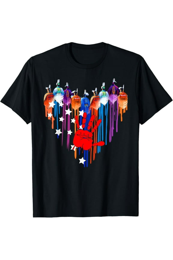 Native Americans Heart Strong Resilent No More Stolen Sister T-Shirt