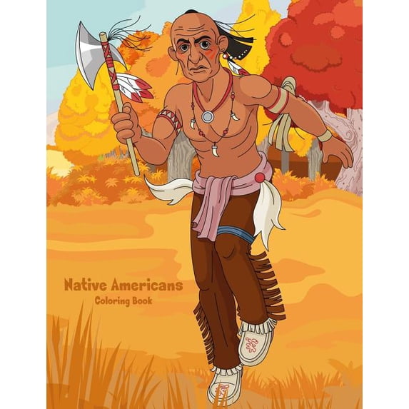 Native Americans Native Americans Coloring Book 1, Book 1, (Paperback)