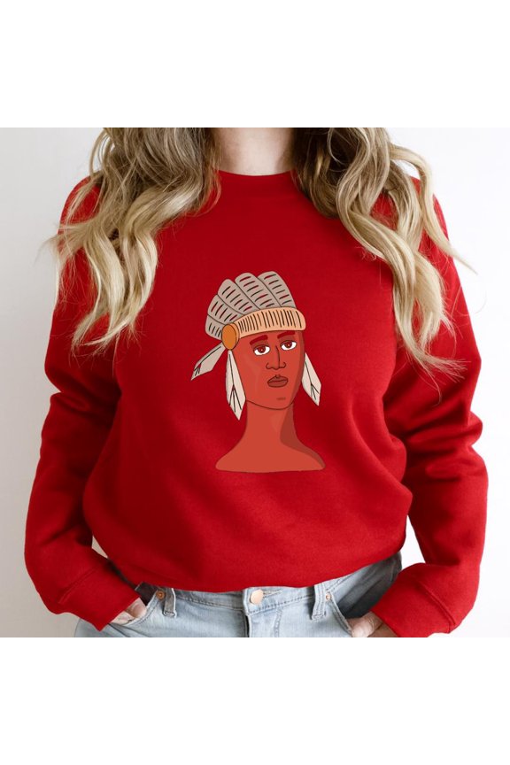 Native Artwork Proud To Be Native Funny Holiday Indigenous Pride Graphic SW12862 Unisex Sweatshirt, Up to Size 5XL