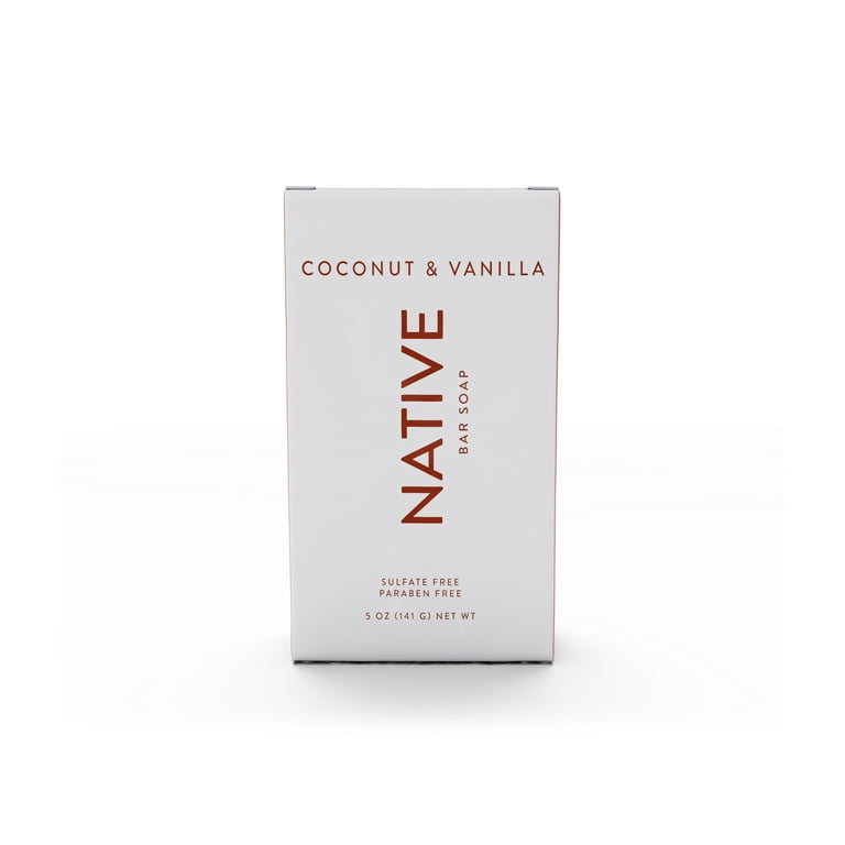 Native Bar Soap Coconut and Vanilla Sulfate Free 5 oz Walmart