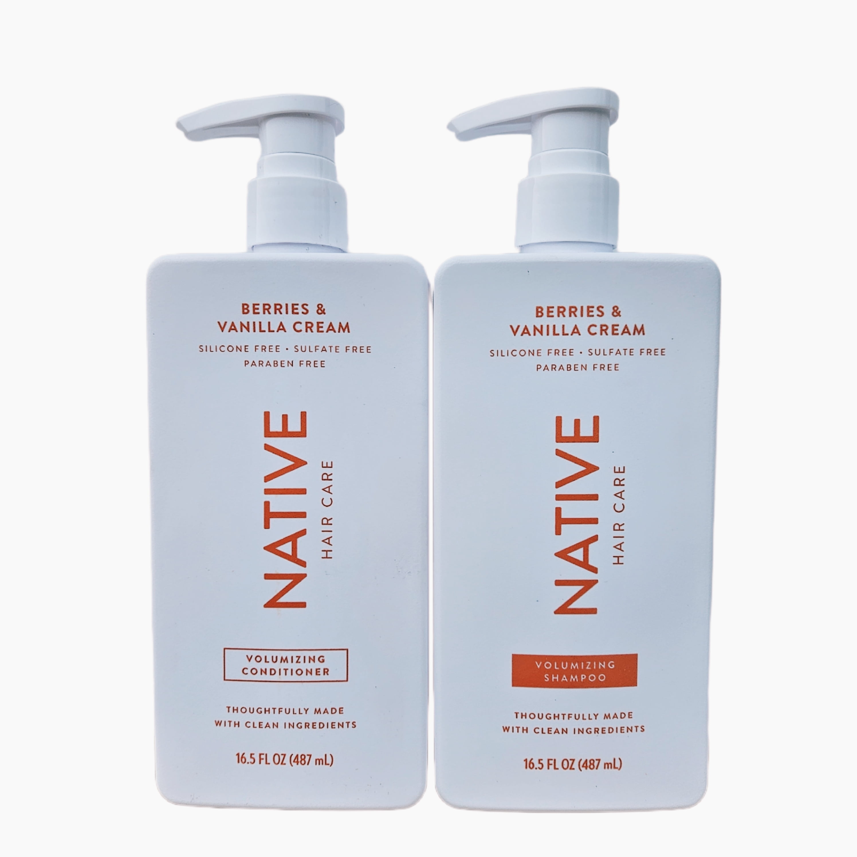 How Good Is Native Shampoo And Conditioner Native Volumizing Shampoo & Conditioner, Berries & Vanilla, 16.5oz