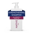 thumbnail interactive-video image 1 of Native Strengthening Shampoo Blackberry and Green Tea 16.5 fl oz, 1 of 9