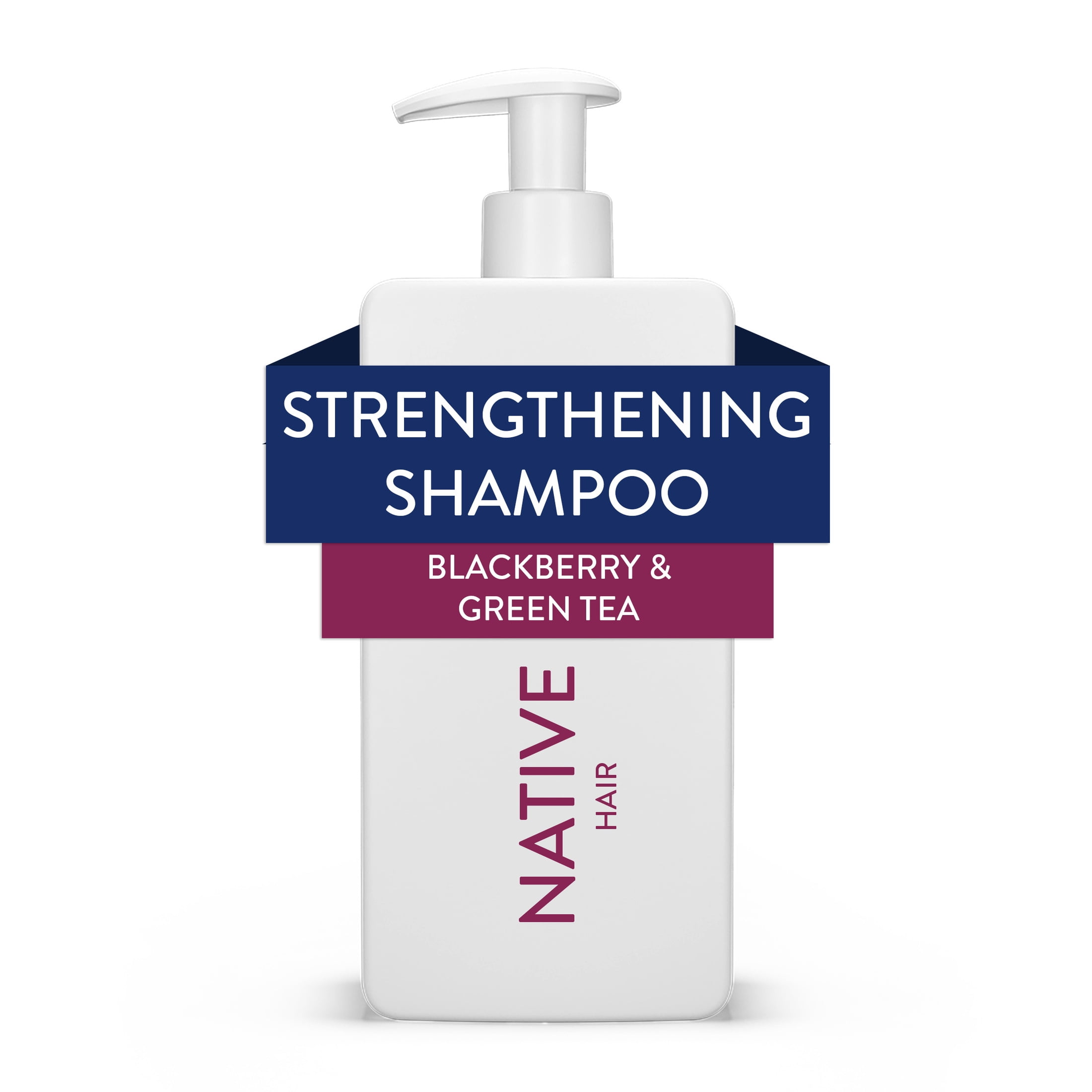 Native Sulfate Free Shampoo, Blackberry and Green Tea, Strenghthening for Women and Men 16.5 fl oz