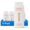 thumbnail interactive-video image 1 of (6 pack) Native Body Wash, Citrus & Herbal Musk, Sulfate Free, for Women & Men, 18 fl oz, 1 of 16