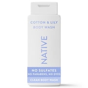 Native Body Wash, Coconut & Vanilla, Sulfate Free, for Women & Men, 18 fl oz