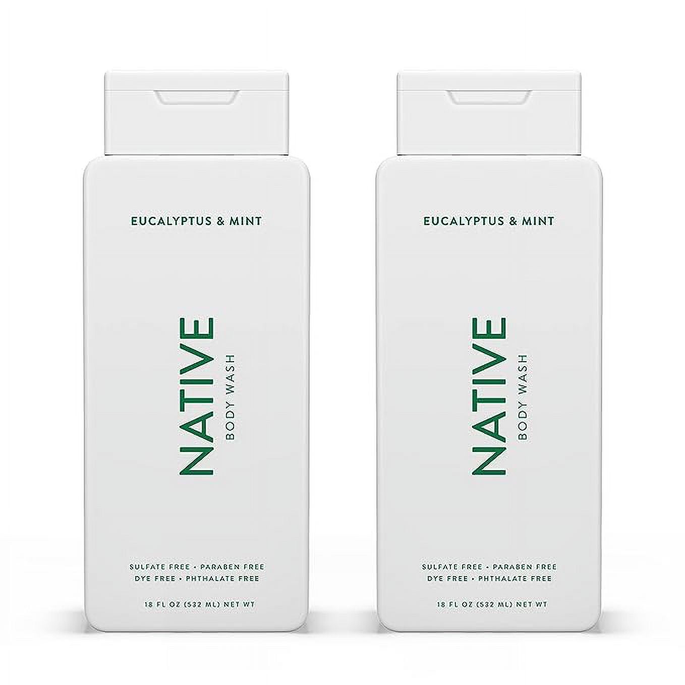 Native Body Wash Eucalyptus & Mint 18 oz 2 Pk