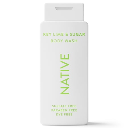 Native Body Wash, Key Lime & Sugar, Sulfate Free, for Women & Men, 18 fl oz