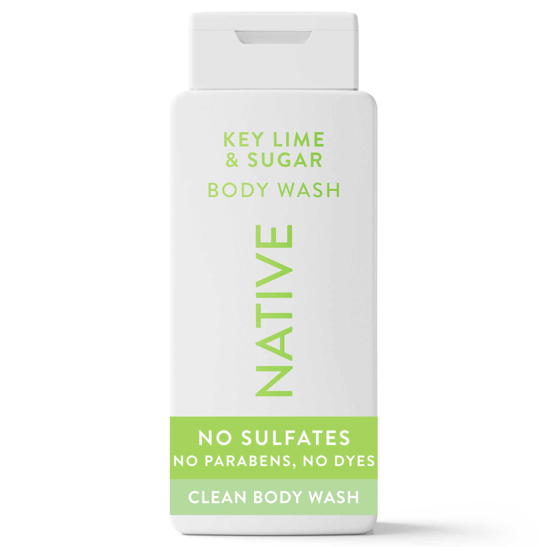 Native, Body Wash, Key Lime & Sugar, Sulfate Free, for Women & Men