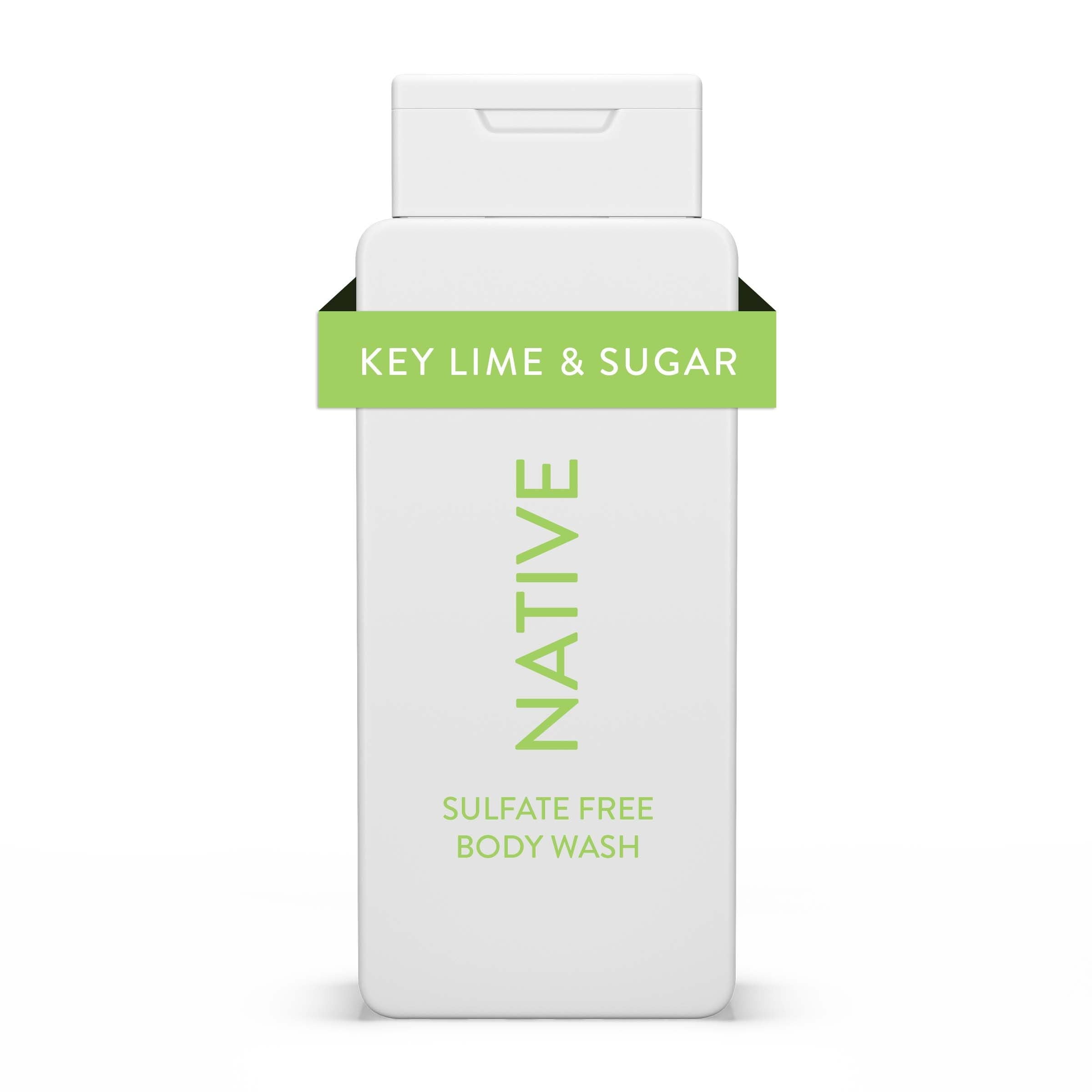 Native Body Wash, Key Lime & Sugar, Sulfate Free, Paraben Free, for Men