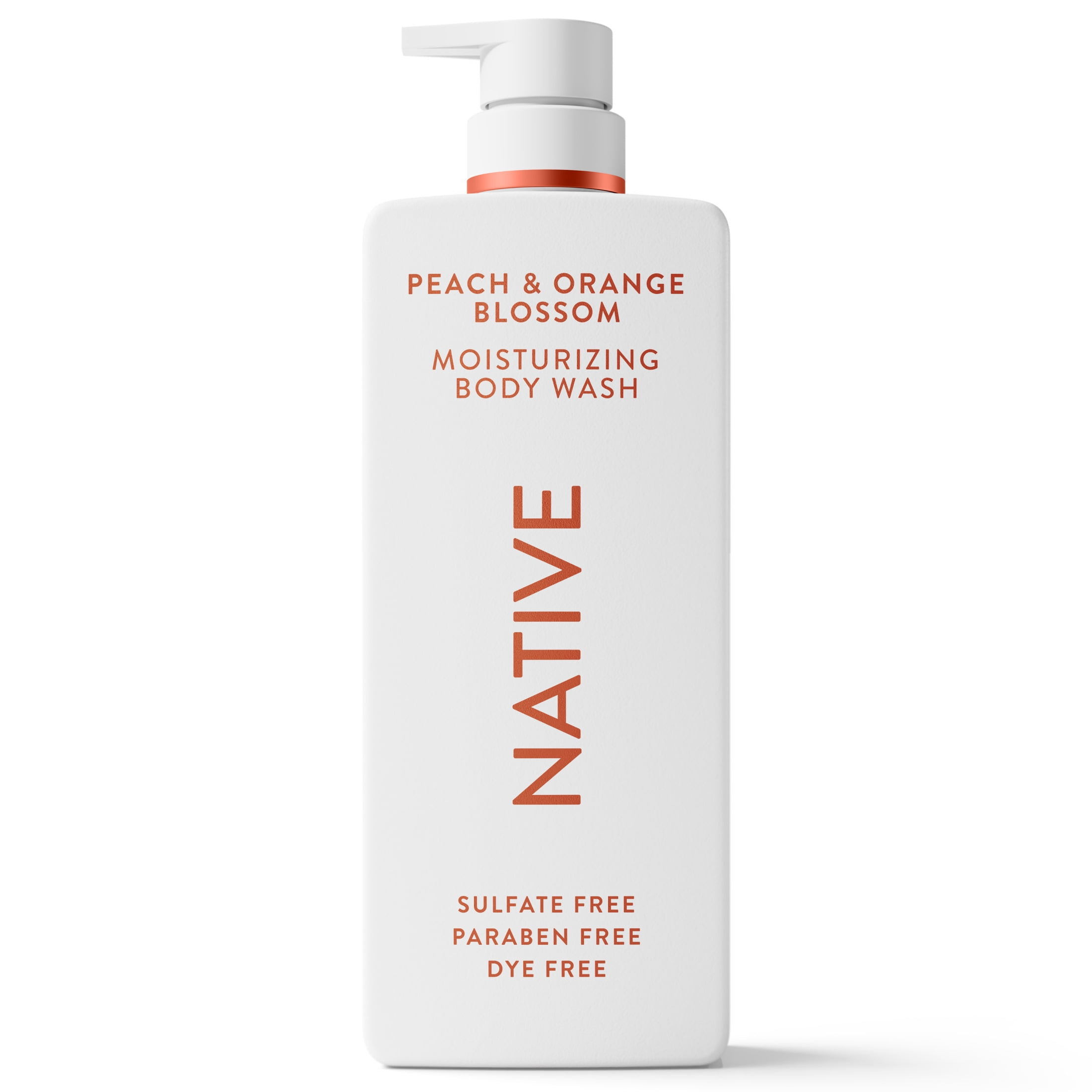Native Moisturizing Body Wash Peach & Orange Blossom, 22 fl oz