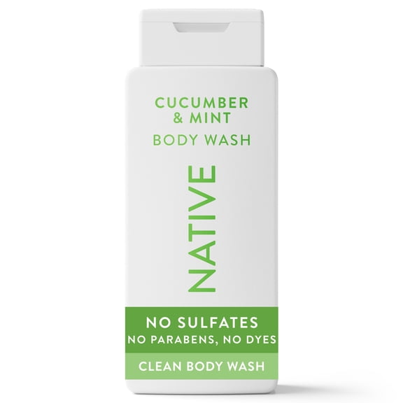 Native Body Wash for Women & Men, Cucumber & Mint, 18 fl oz