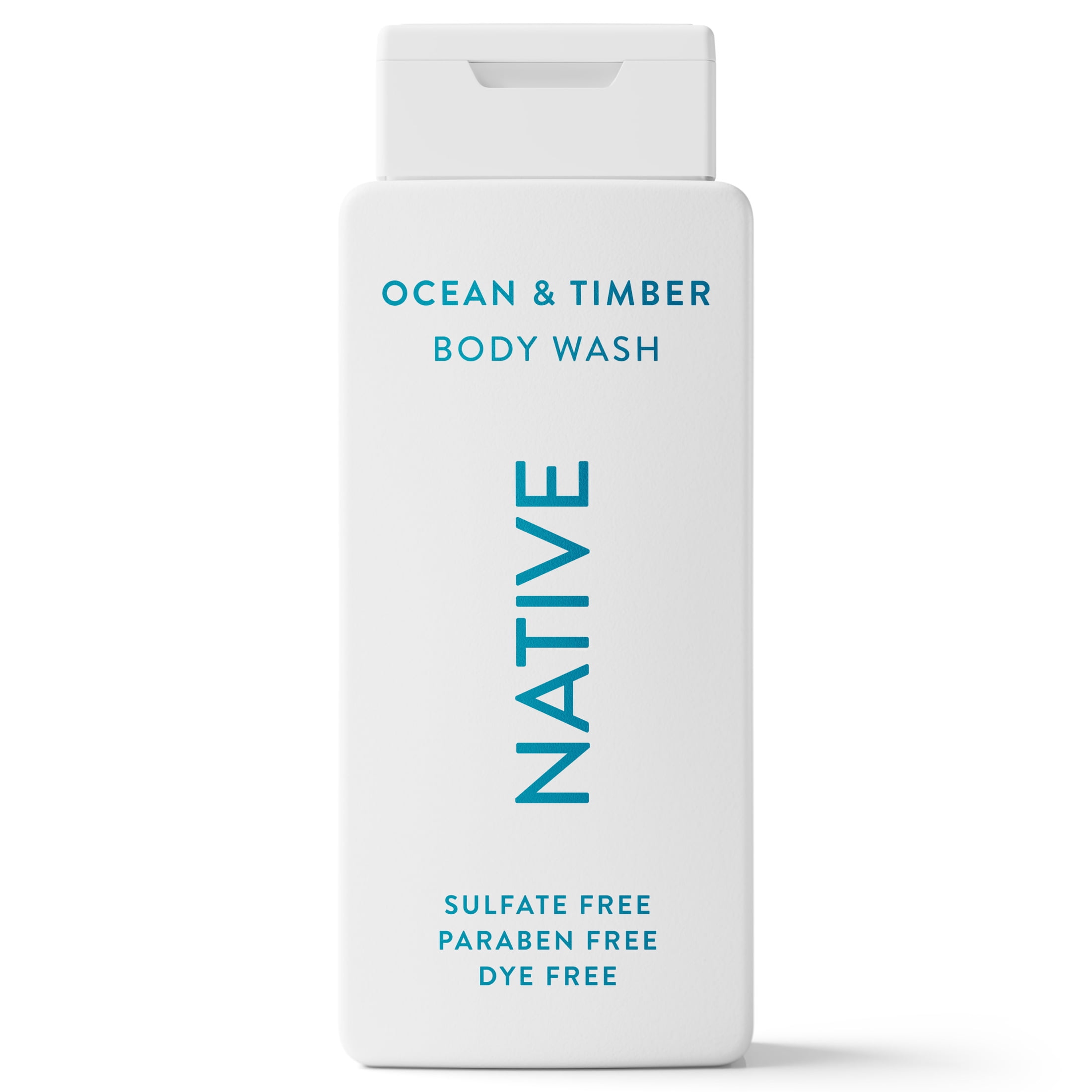 Native Body Wash, Ocean & Timber, Sulfate Free, for Women & Men, 18 fl ...
