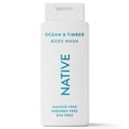 thumbnail image 1 of Native Body Wash, Ocean & Timber, Sulfate Free, for Women & Men, 18 fl oz, 1 of 14