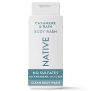 Native Body Wash, Cashmere & Rain, Sulfate Free, for Women & Men, 18 fl oz