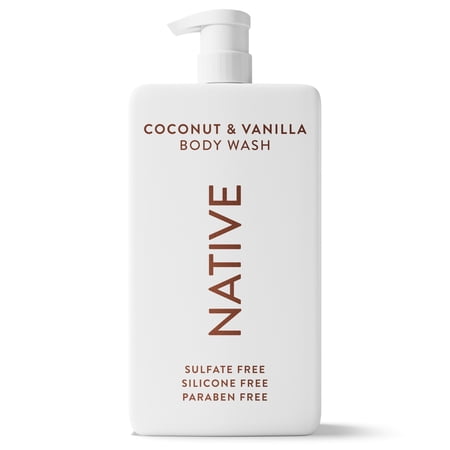 Native Body Wash, Coconut & Vanilla, Sulfate Free, 36 fl oz