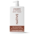 thumbnail image 1 of Native Body Wash for Women & Men, Sulfate Free, Coconut & Vanilla, 36 fl oz, 1 of 12