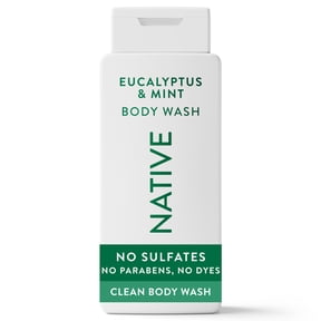 Native Body Wash for Women & Men, Sulfate Free, Eucalypts & Mint, 18 fl oz