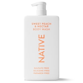 Native Body Wash, Sweet Peach & Nectar, Sulfate Free, 36 fl oz