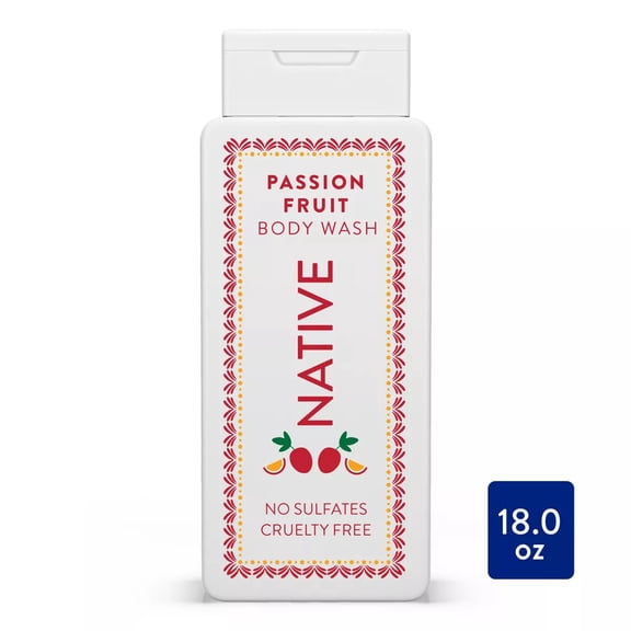 Native Body Wash for Women & Men - Limited Edition Jarritos - Passionfruit - 18 fl oz