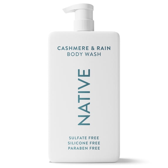 Native Body Wash, Cashmere & Rain, Sulfate Free, for Women & Men, 36 fl oz